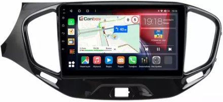Магнитола для Lada Vesta 2015-2022, Vesta Cross - Canbox 9109/9109-1 Qled, Android 10, ТОП процессор, SIM-слот