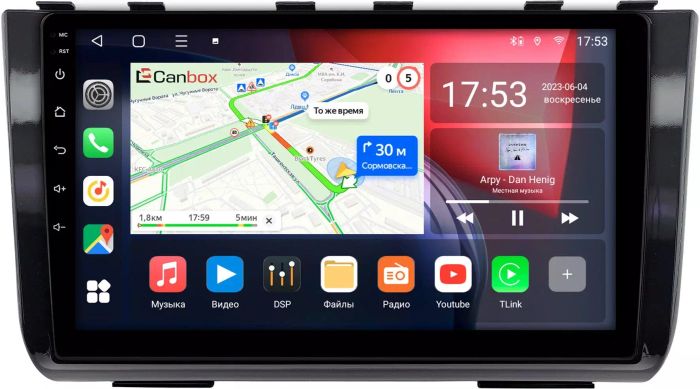 Магнитола для Hyundai Creta 2 2021-2022, Solaris HC 2024+ - Canbox 10-2524 Android 10, 8-ядер, SIM-слот