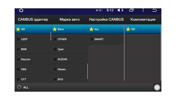 Комплект рамки с разъёмами 9"+can Mercedes S-class W220 1998-2005 орех (длинные провода)