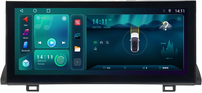 Магнитола для Honda Accord 10 2017-2023 - Kuberg монитор 12.5" в стиле LEXUS на Android 12, Быстрая, CarPlay, 4G SIM-слот