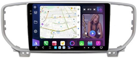 Магнитола для KIA Sportage 4 2018-2021 - FarCar XXL1143M монитор 9.5" 2K QLED на Android 14, TS20, 8+256Гб, CarPlay, 4G SIM-слот