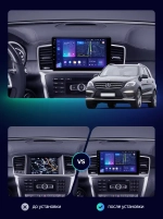 Магнитола для Mercedes-Benz ML W166, GL X166 2011-2015 (рамка 9) - Teyes CC3 Android 10, ТОП процессор, 4/32 Гб, CarPlay, SIM-слот