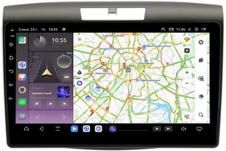Магнитола для Honda CR-V 4 2012-2016 - Kuberg QLed, Android 13, TS20, CarPlay, SIM-слот