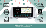 Магнитола для KIA Optima 2016-2020 (серебряная рамка) - Vaycar VA27-0580-2K на Android 13, 8-ядер, 2K QLED, ТОП процессор, CarPlay,4G SIM-слот