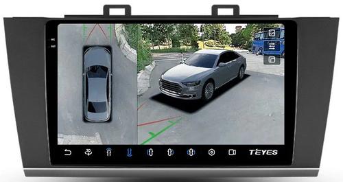 Магнитола для Subaru Outback / Legacy 2014-2019 - Teyes CC3-2K-360 на Android 10, 2K QLED, 6Гб+128Гб, CarPlay, 4G SIM-слот, 4 камеры в комплекте