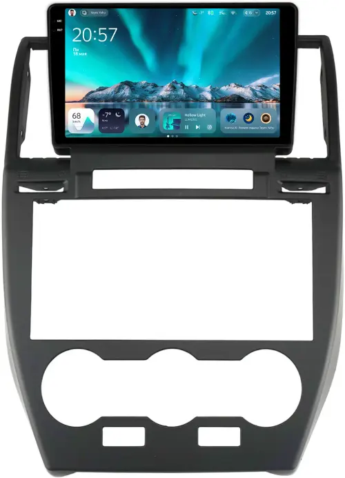 Магнитола для Land Rover Freelander 2 2007-2012 (монохром) - Teyes CC4 монитор 9.2" 2K QLED на Android 14, Snapdragon 680, DSP, CarPlay, 4G SIM-слот
