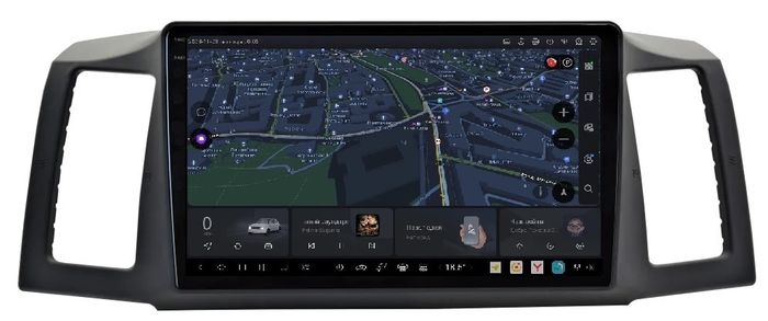 Магнитола для Jeep Grand Cherokee 2004-2007 - Kuberg SF-9253 QLed+2K, Android 13, UIS7870 (DUDU7), CarPlay, SIM-слот