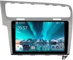 Магнитола для Volkswagen Golf 7 2012-2020 (рамка серебро) - Teyes CC4 монитор 10.36" 2K QLED на Android 14, Быстрейшая, Snapdragon 680, DSP, CarPlay, 4G SIM-слот