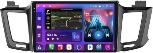 Магнитола для Toyota RAV4 4 2012-2019 - FarCar BM468M-2K монитор 10.36" 2K QLED на Android 14, TS10, 4+32Гб, CarPlay, 4G SIM-слот