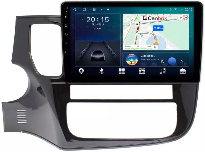 Магнитола для Mitsubishi Outlander 3 2012-2022 - Canbox 10-493 Android 10, 8-ядер, SIM-слот