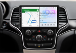 Магнитола для Jeep Grand Cherokee WK2 2013-2021 (взамен 8.4" экрана) - Kuberg EW-1076-2 QLed, Android 13, TS20, CarPlay, SIM-слот