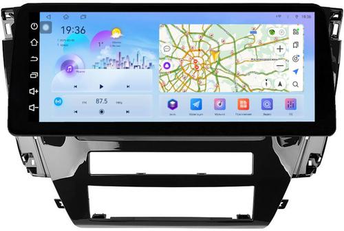 Магнитола для Mitsubishi Pajero Sport 3 2020-2024, Montero Sport (прямоугольный климат, рамка 9) - FarCar монитор 12.3" 2K QLED на Android 14, TS10, CarPlay, 4G SIM-слот