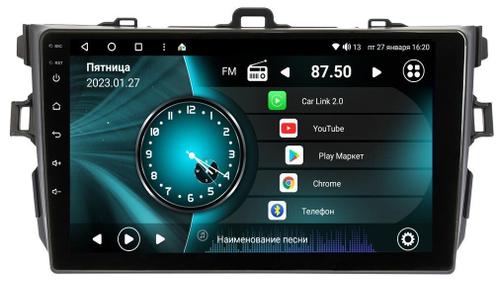 Магнитола для Toyota Corolla E150 2007-2013 (маленькая рамка) - Vaycar VA77-0063 на Android 13, 8-ядер, 4G SIM-слот