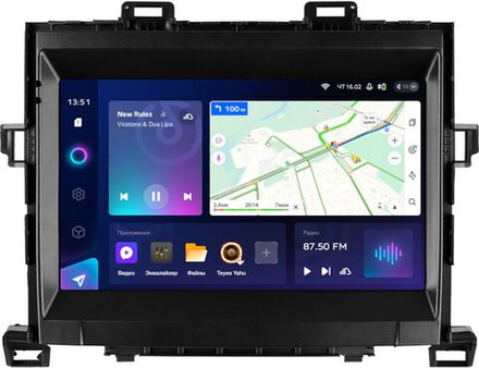 Магнитола для Toyota Alphard H20, Vellfire 2008-2014 (менее 10 динамиков) - Teyes CC3-2K на Android 10, 2K QLED, ТОП процессор, CarPlay, 4G SIM-слот