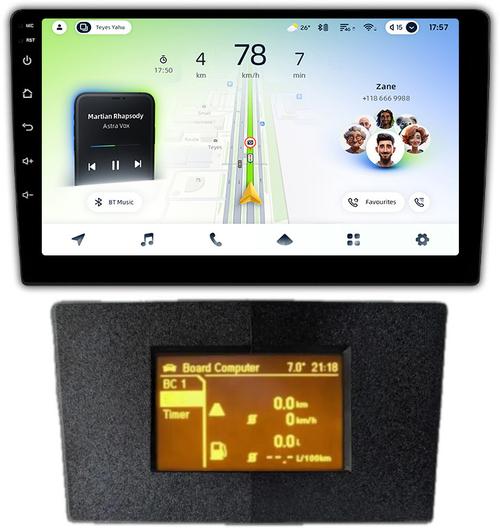 Магнитола для Opel Antara 2006-2015 (перенос БК вниз, черная) - Teyes CC4L монитор 9" IPS на Android 14, Snapdragon 662, CarPlay, 4G SIM-слот