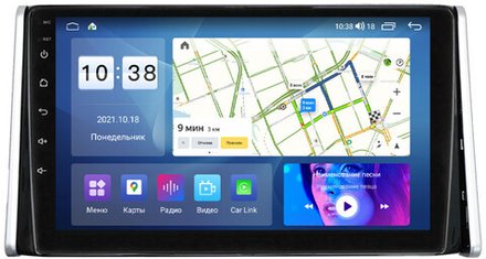 Магнитола для Toyota RAV4 50 2019-2024+ (рынок РФ и ОАЭ) - Parafar PF568UHD на Android 13, QLED, ТОП процессор, 8Гб+128Гб, CarPlay, 4G SIM-слот