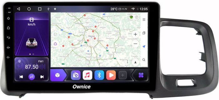 Магнитола для Volvo S60/V60 2010-2018 (штатный экран 7") - Kuberg SF-9002 IPS, Android 10, 4G SIM-слот