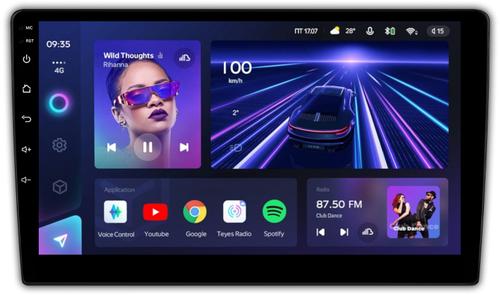 Магнитола для Ford Mondeo 4, Focus 2, S-Max/Galaxy и пр. (ШГУ овальное) - Teyes CC3L монитор 9" IPS на Android 10, 8-ядер, CarPlay, 4G SIM-слот