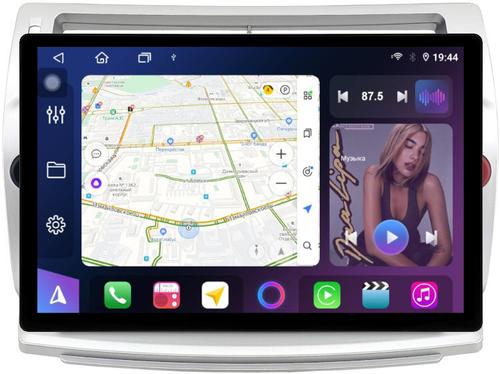 Магнитола для Citroen C4 2004-2011 - FarCar BX877 монитор 13" 2K QLED на Android 13, TS10, 6+128, CarPlay, 4G SIM-слот