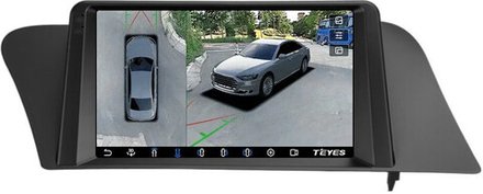 Магнитола для Lexus RX270, RX350 AL10 2012-2015 (ШГУ цветной, штатное меню не поддерживается, рамка тип 2) - Teyes CC3-2K-360 монитор 9.5" 2K QLED на Android 10, 6Гб+128Гб, CarPlay, 4G SIM-слот, 4 камеры в комплекте