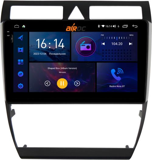 Магнитола для Audi A6 2001-2004 - AIROC 2K RI-3602 Android 12, QLed+2K, ТОП процессор, 8/128Гб, CarPlay, SIM-слот