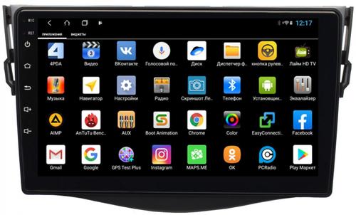 Магнитола для Toyota RAV4 30 2005-2012, Vanguard - Parafar PF018-1XHD на Android 13, 8-ядер, 4Гб+64Гб, CarPlay, 4G SIM-слот