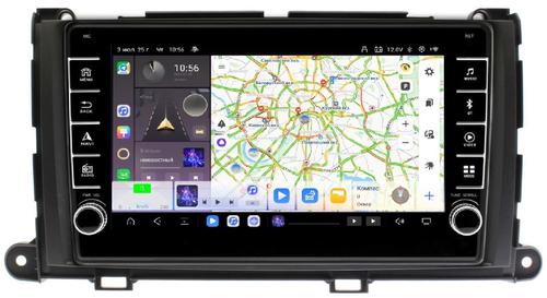 Магнитола для Toyota Sienna 3 2010-2014 - Kuberg OL-9695 (кнопки и крутилки) Android 13, TS20, 6+128Гб, CarPlay, 4G SIM-слот