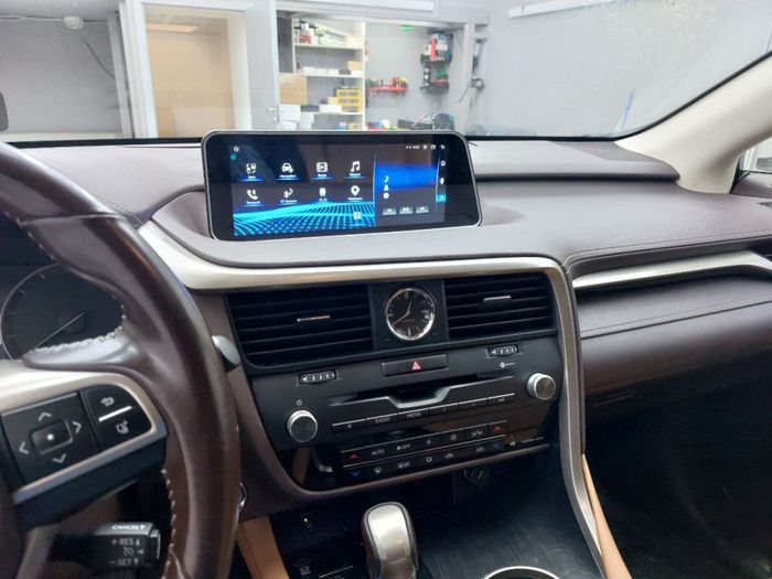 Магнитола для Lexus RX200t, RX300, RX350, RX450h 2015-2019 AL20 (взамен 8" экрана) - RDL-LEX-RX15-Low-685 12.3" монитор на Android 14, Быстрая, CarPlay, 4G SIM-слот