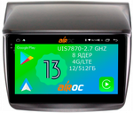 Магнитола для Mitsubishi L200, Pajero Sport 2006-2016 - Airoc 2K AU-2605 на Android 13, TS20, 12/512Гб, SIM-слот