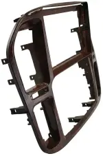 Магнитола для Toyota Land Cruiser 100, Lexus LX470 1998-2002 (кондиционер или климат внизу, рамка дерево) - FarCar GX9-9608F3 монитор 9.5" 2K QLED на Android 14, TS20, 6+128Гб, CarPlay, 4G SIM-слот
