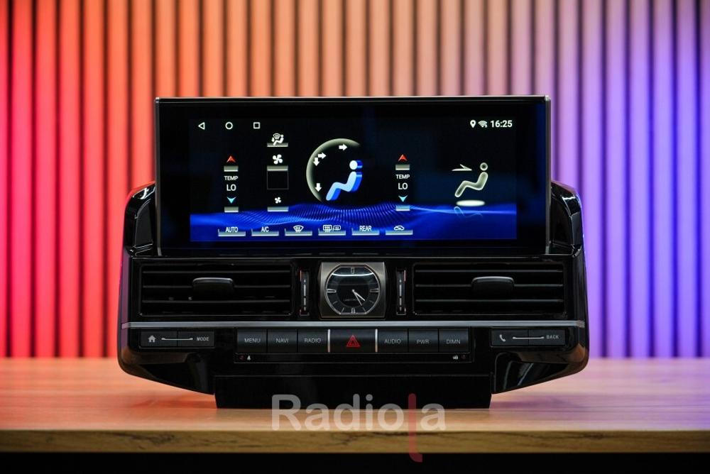 Магнитола для Toyota Land Cruiser 200 2015-2021 с JBL и 360 - RDL-LC200-16-LCD монитор 12.3" на Android 13, 8/128Гб, CarPlay, 4G SIM-слот