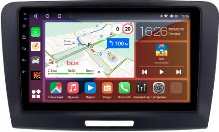 Магнитола для Skoda Superb 2008-2014 B6 - Canbox 4166-9-1219 Qled, Android 10, ТОП процессор, SIM-слот