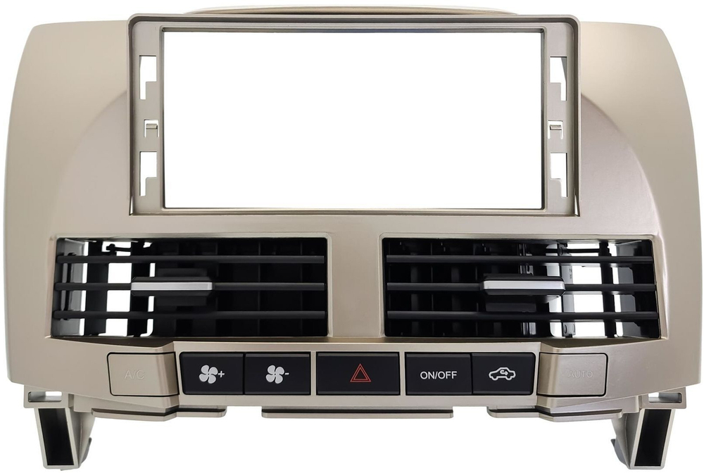 Магнитола для Lexus RX 2003-2009, Toyota Harrier XU30 2003-2013 (ШГУ монохром, рамка серо-бежевая) - Teyes LUX ONE 360 монитор 12.3" 2K QLED на Android 10, CarPlay, 4G SIM-слот, 4 камеры в комплекте