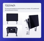Магнитола для Toyota Camry 50 2011-2014 (рамка серебристо-черная 9) - Teyes CC3-2K-360 монитор 13" 2K QLED на Android 10, 6Гб+128Гб, CarPlay, 4G SIM-слот, 4 камеры в комплекте