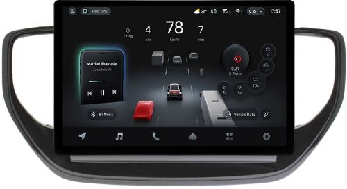 Магнитола для Hyundai Solaris 2 2020-2022 (штатная навигация) - Teyes CC4-PRO монитор 13" 2K QLED на Android 13, Snapdragon 778G, ИИ, CarPlay, DSP, 4G SIM-слот