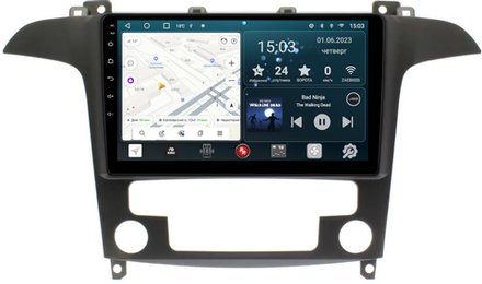 Магнитола для Ford Galaxy / S-Max 2006-2015 (климат) - Redpower 139 Android 10, ТОП процессор, 6Гб+128Гб, CarPlay, SIM-слот