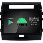 Магнитола для Toyota Land Cruiser 200 2007-2015 (экран климата внизу) - Airok RI-1111 Android 12, ТОП процессор, 8/128Гб, SIM-слот
