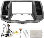 Магнитола для Nissan Teana J32 2008-2013 (ШГУ цветной, рамка тип 2) - FarCar XXL9-7116F2B монитор 9.5" 2K QLED на Android 14, TS20, 8+256Гб, CarPlay, 4G SIM-слот