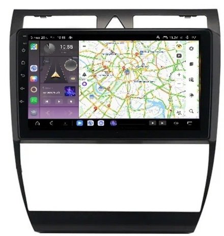 Магнитола для Audi A6 2001-2004 - Kuberg OL-9969 QLed, Android 13, TS20, CarPlay, SIM-слот