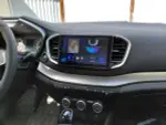 Магнитола для Lada Vesta NG 2023+ (без ШГУ, рамка серебристо-черная) - FarCar S400-TS18 монитор 9.5" QLED на Android 14, CarPlay, 4G SIM-слот