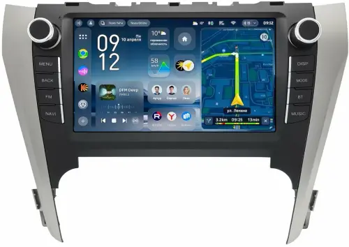 Магнитола для Toyota Camry 50 2011-2014 (рамка с крутилками и кнопками) - Teyes CC4-PRO монитор 9.5" 2K QLED на Android 13, Snapdragon 778G, ИИ, CarPlay, DSP, 4G SIM-слот