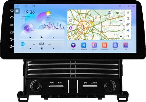 Магнитола для Toyota Alphard, Vellfire H20 2008-2015 (более 10 динамиков, рамка LUX) - FarCar монитор 12.3" 2K QLED на Android 14, TS10, CarPlay, 4G SIM-слот
