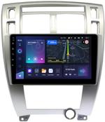 Магнитола для Hyundai Tucson 1 2004-2009 (рамка серебро) - Teyes CC3 монитор 10" QLED на Android 10, ТОП процессор, 4Гб+32Гб, CarPlay, 4G SIM-слот