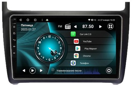 Магнитола для Volkswagen Polo V 2009-2020 - Vaycar VA81-0910 на Android 13, 8-ядер, 2Гб-32Гб, 4G SIM-слот
