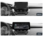 Магнитола для Toyota Corolla 210 2018-2024+ (все) - Teyes LUX ONE монитор 12.3" 2K QLED на Android 10, Быстрая, CarPlay, 4G SIM-слот