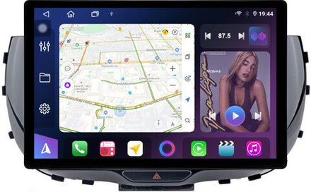 Магнитола для KIA Soul 3 2019+ - FarCar BX877 монитор 13" 2K QLED на Android 13, TS10, 6+128, CarPlay, 4G SIM-слот