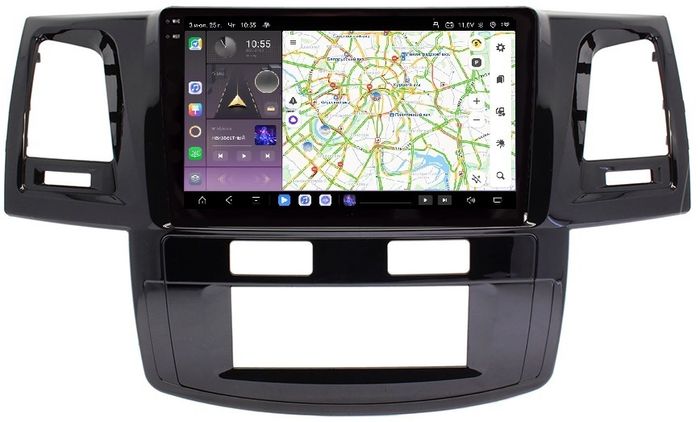 Магнитола для Toyota HiLux 2011-2015 - Kuberg OL-9603 QLed+2K, Android 13, TS20, CarPlay, 4G SIM-слот