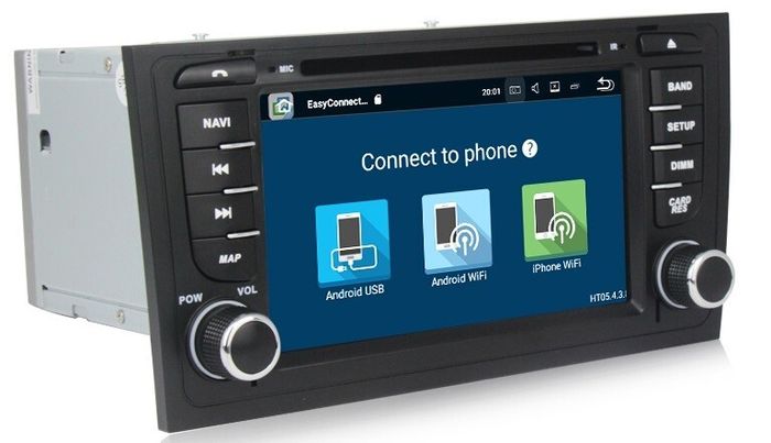 Магнитола для Audi A6 2001-2004 - Kuberg MKD-7091-P6 на Android 10