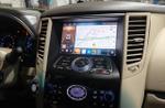 Магнитола для Infiniti QX70, FX35 (S51), FX37, FX30d, FX50 2008-2016 (Поддержка Bose и 360) - Kuberg KP-9828-5 (бежевая) QLed+2K, Android 12, TS10, CarPlay, 4G SIM-слот
