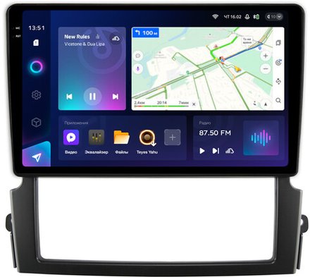 Магнитола для KIA Sorento 1 2006-2011 - Teyes CC3-2K QLed Android 10, ТОП процессор, SIM-слот, CarPlay